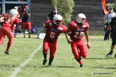 RB Bryan Yankson #6, FB Price Ashie #29