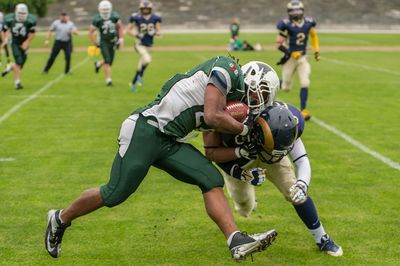Das Hinspiel gewann die Haller U19 gegen die Rams mit 30:22