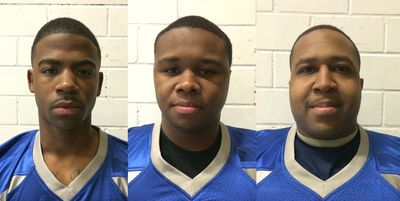 von links nach rechts: Donte Norman, Henderson McKenzie, Anthony Johnson